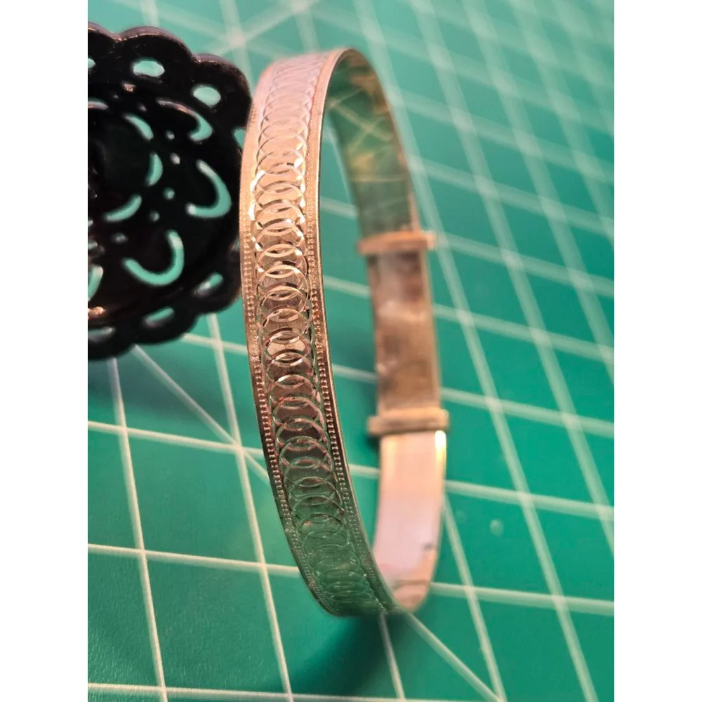 Vintage sterling baby bangle